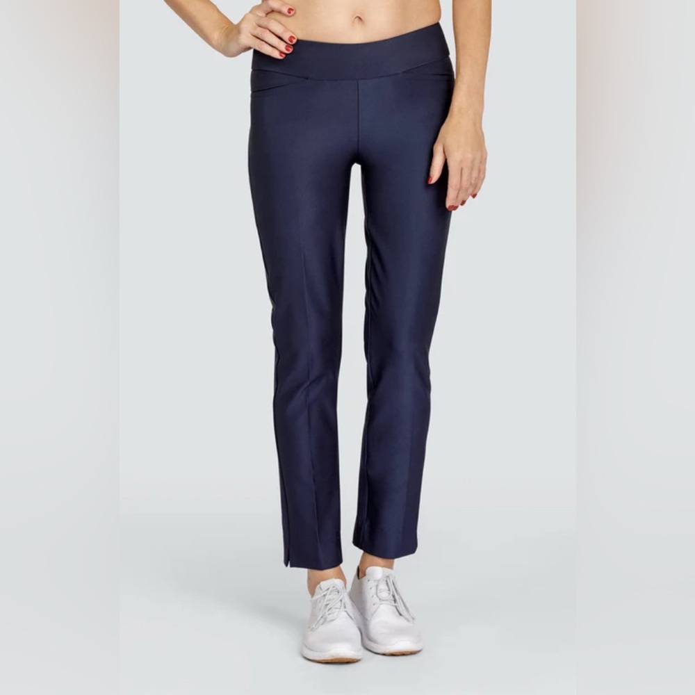 Tailactivewear Mulligan Golf Pants Ankle Navy 2 Bi Stretch Fabric Pockets Sports